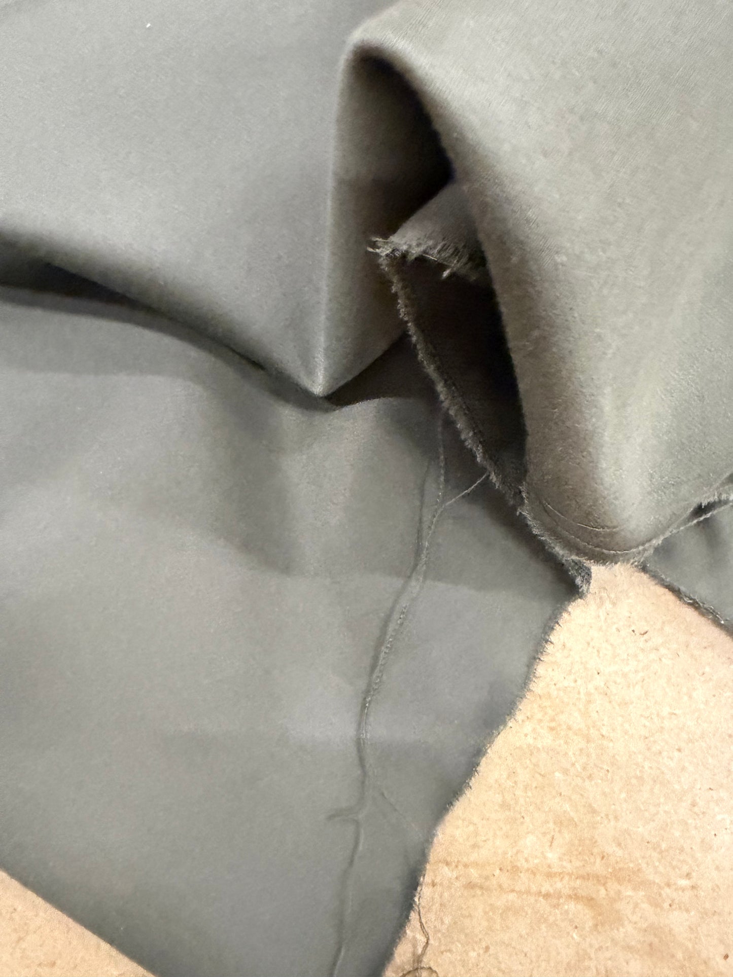 RHINO 001 khaky cotton satin stretch