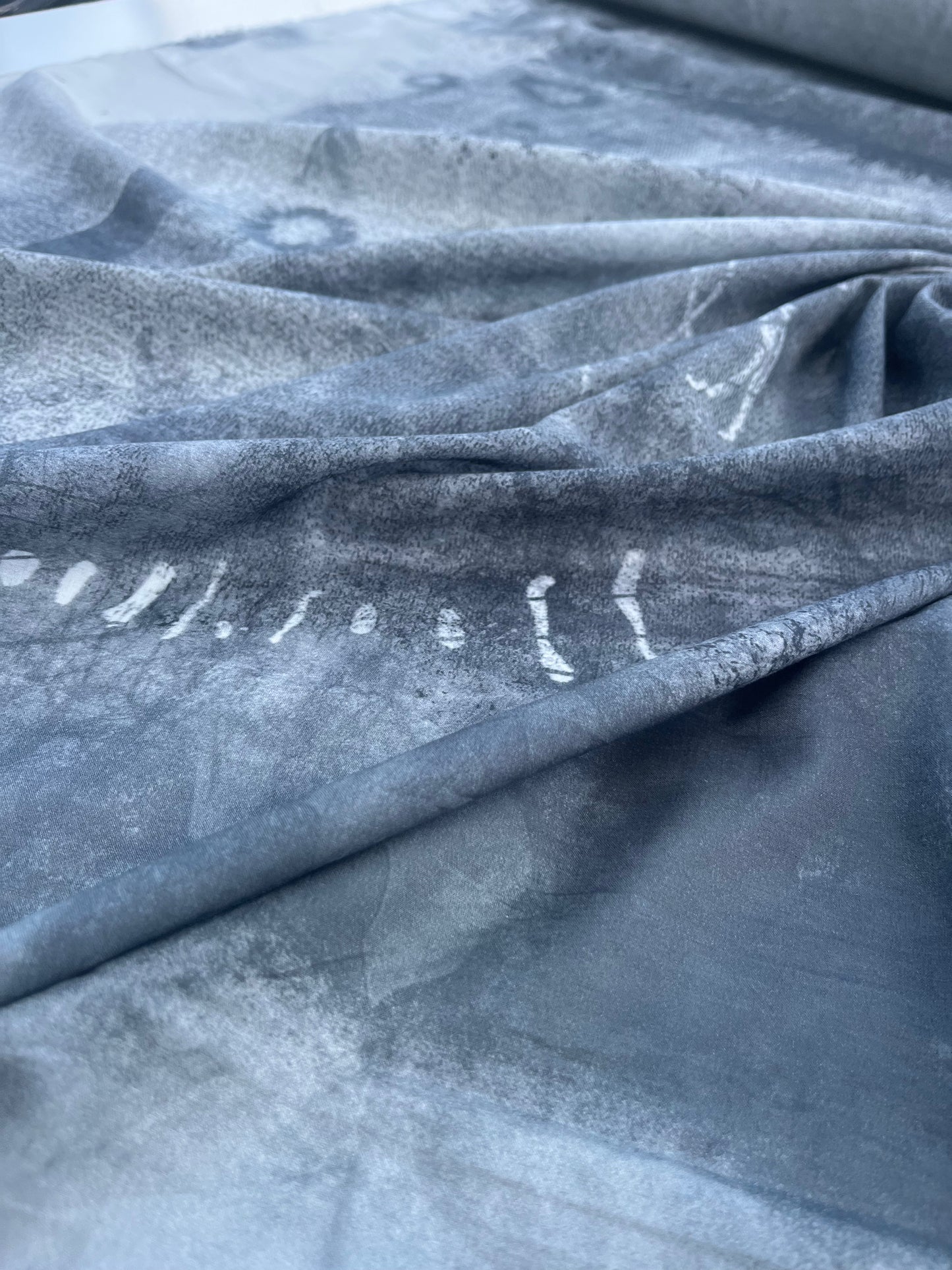 HERA 008 cotton voile marble texture
