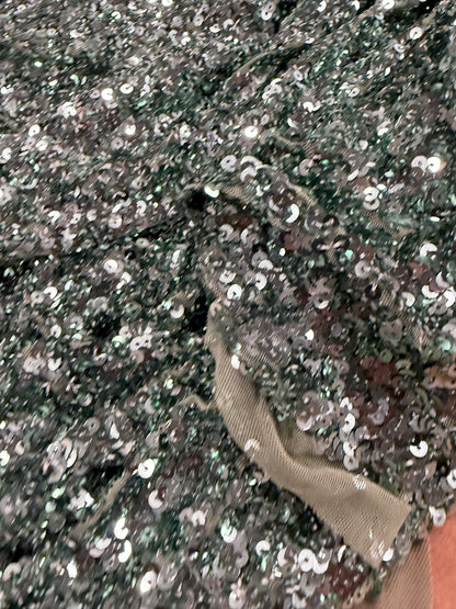 RHINO 002 mesh sequins khaky