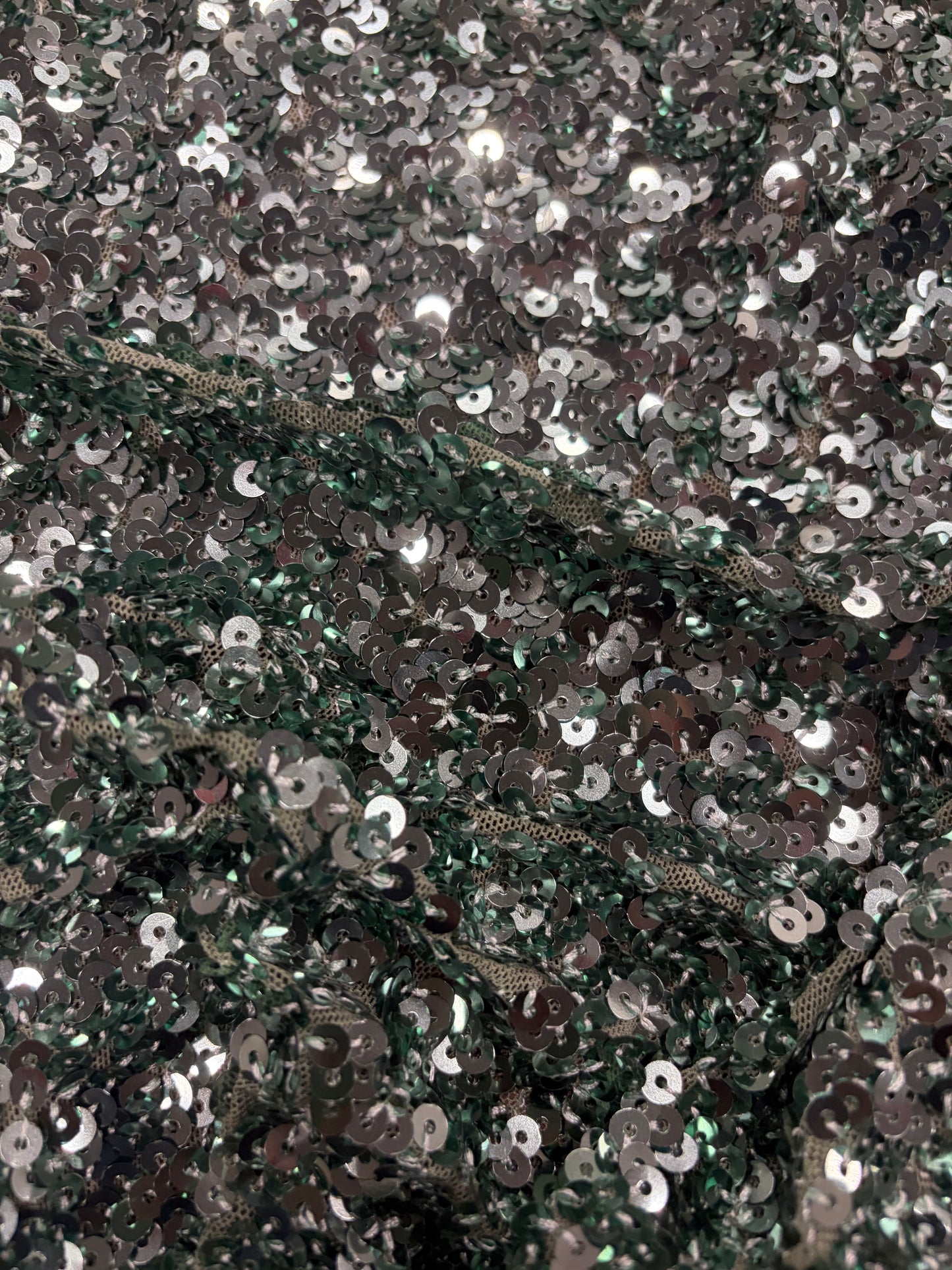 RHINO 002 mesh sequins khaky