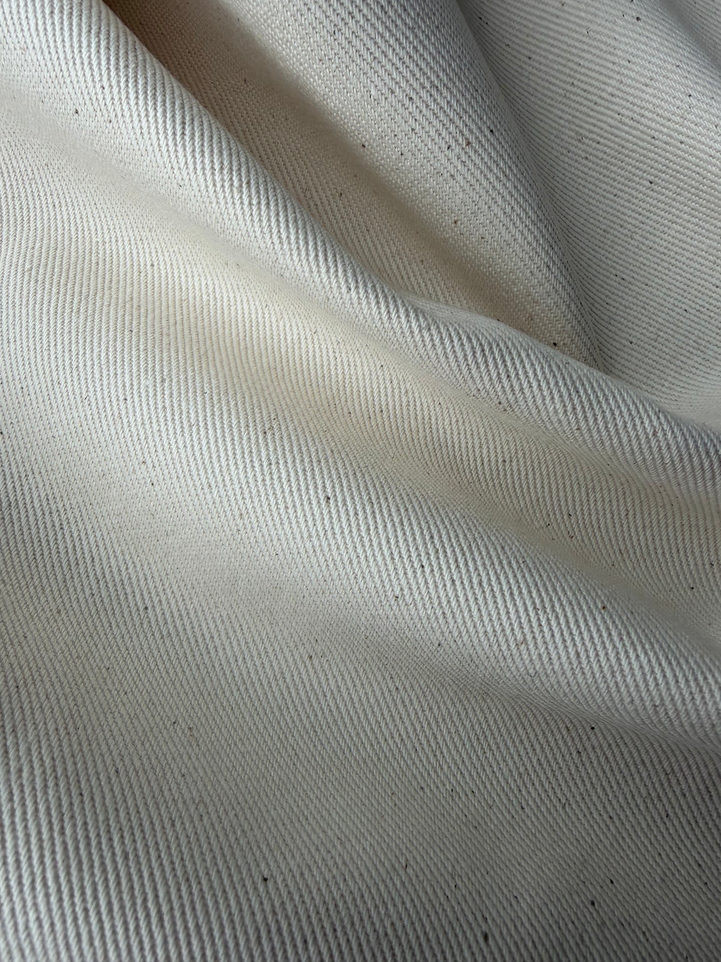 JEANS DROP 001 natural colour raw denim, no stretch
