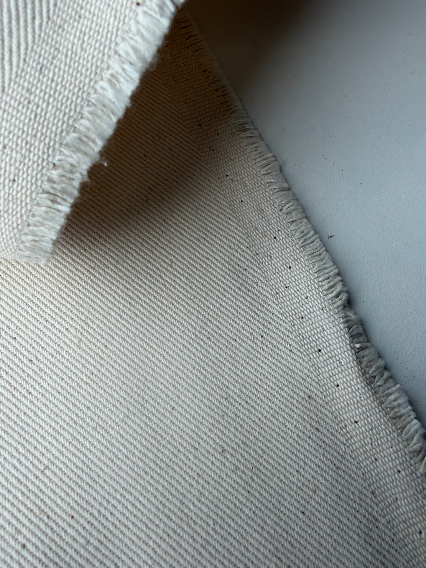 JEANS DROP 001 natural colour raw denim, no stretch