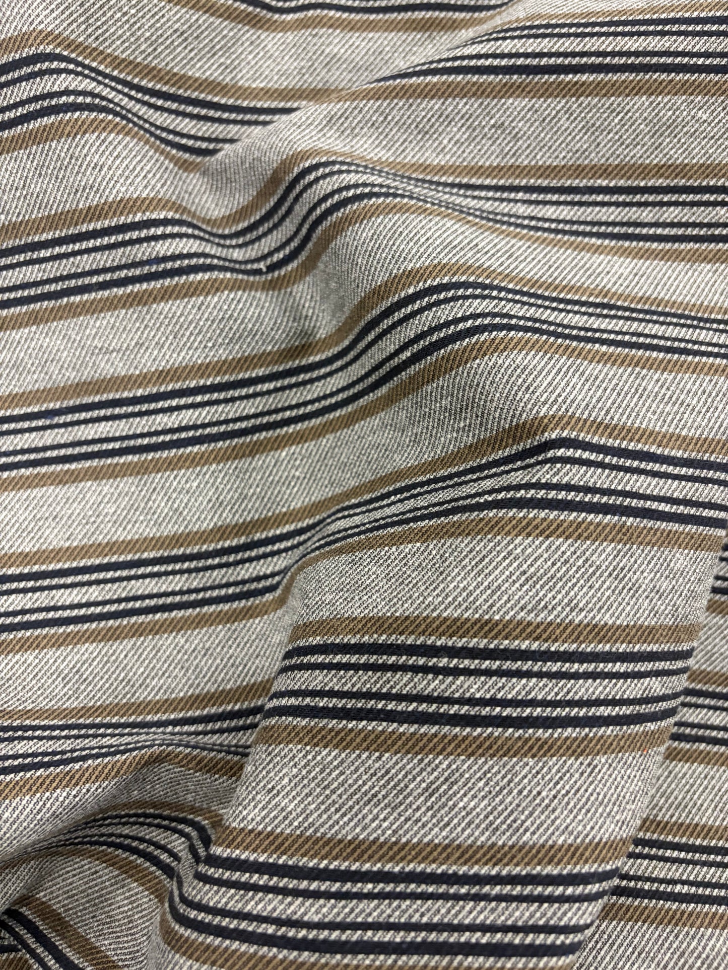 RHINO 005 horizontal striped cotton blend stretch
