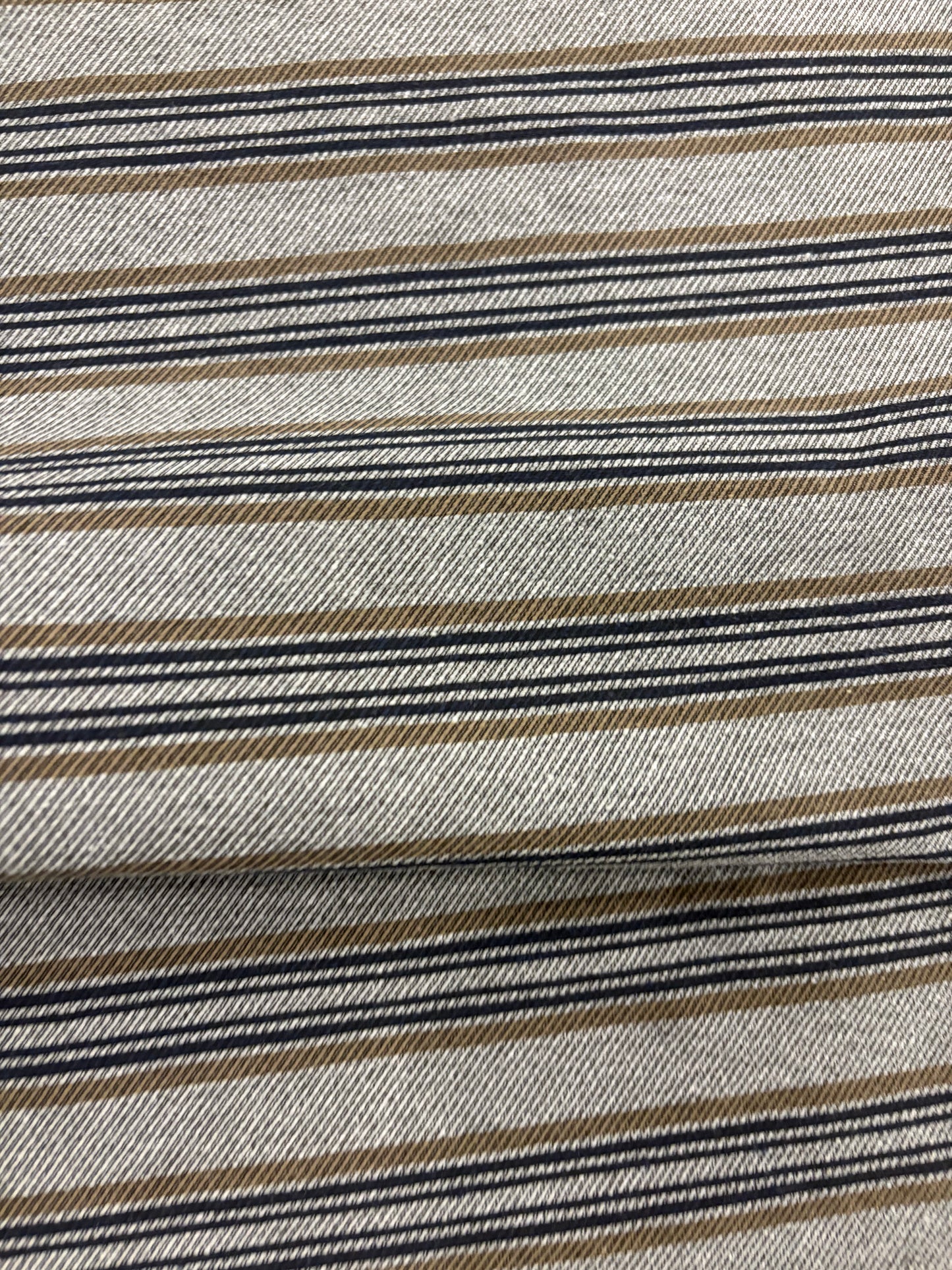 RHINO 005 horizontal striped cotton blend stretch