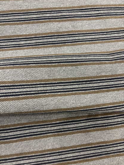 RHINO 005 horizontal striped cotton blend stretch