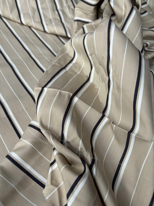 PC AMI 018 yarn dyed cotton stretch stripes