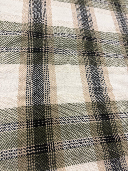 RHINO 006 colourwoven checkered heavy cotton