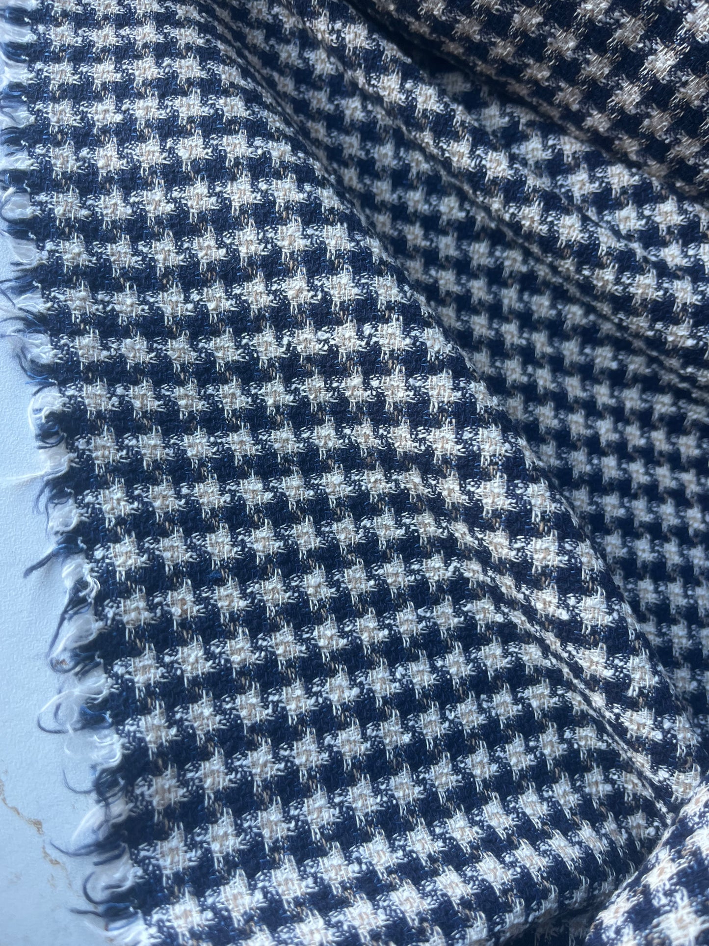 KLAAS 028 heavy cotton jacquard Prince de Galles