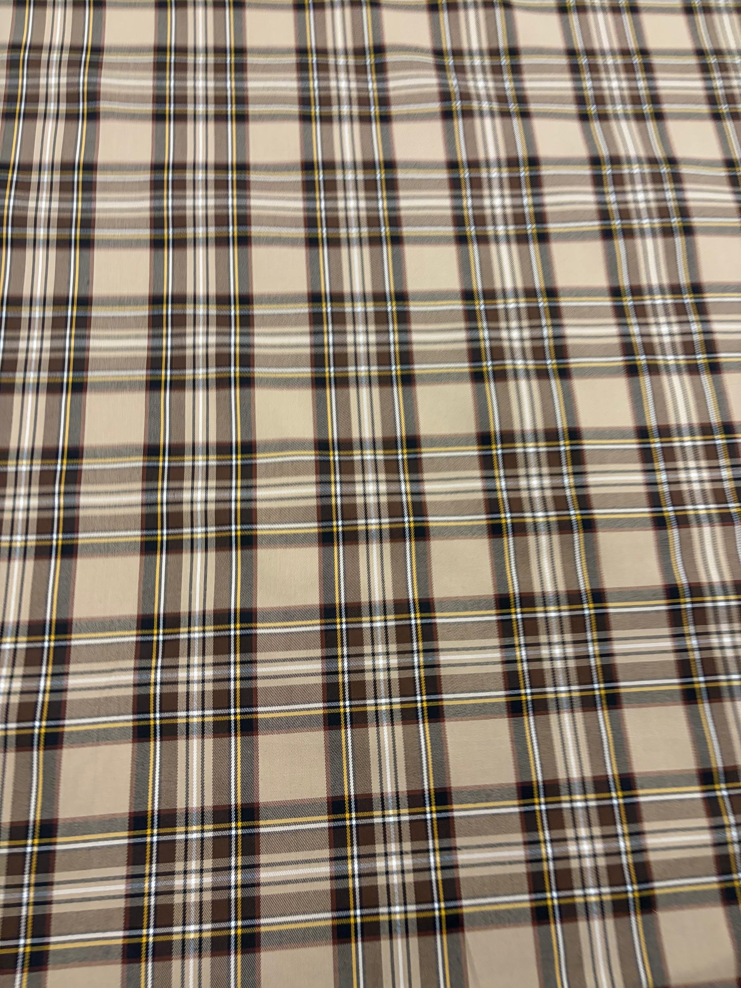 RHINO 008 classical clan checkered stretch fabric