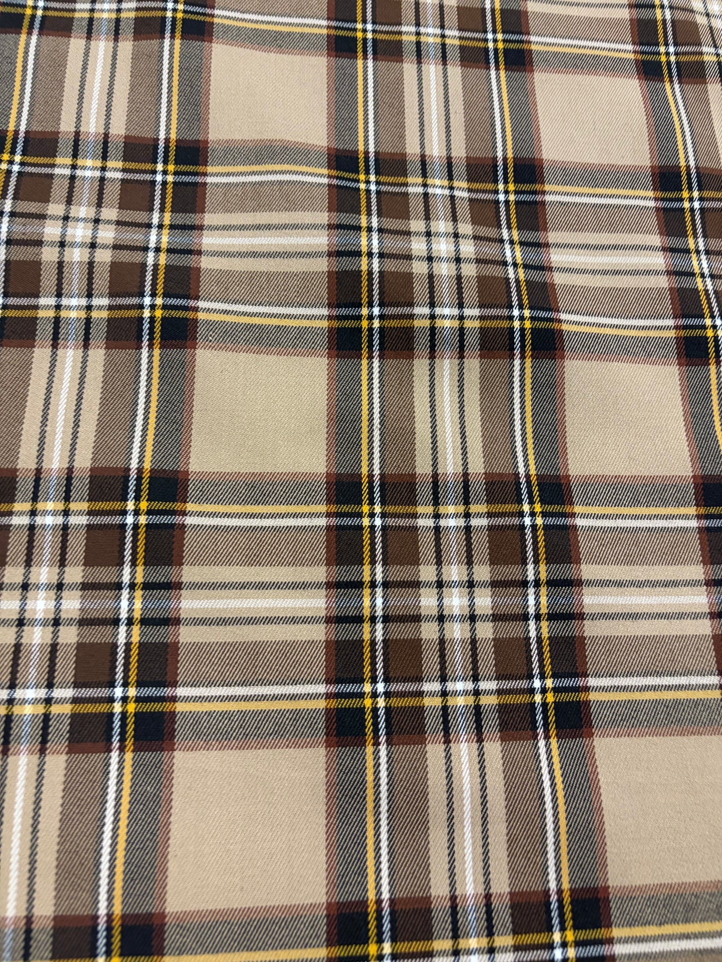RHINO 008 classical clan checkered stretch fabric