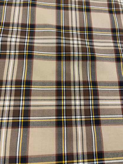 RHINO 008 classical clan checkered stretch fabric