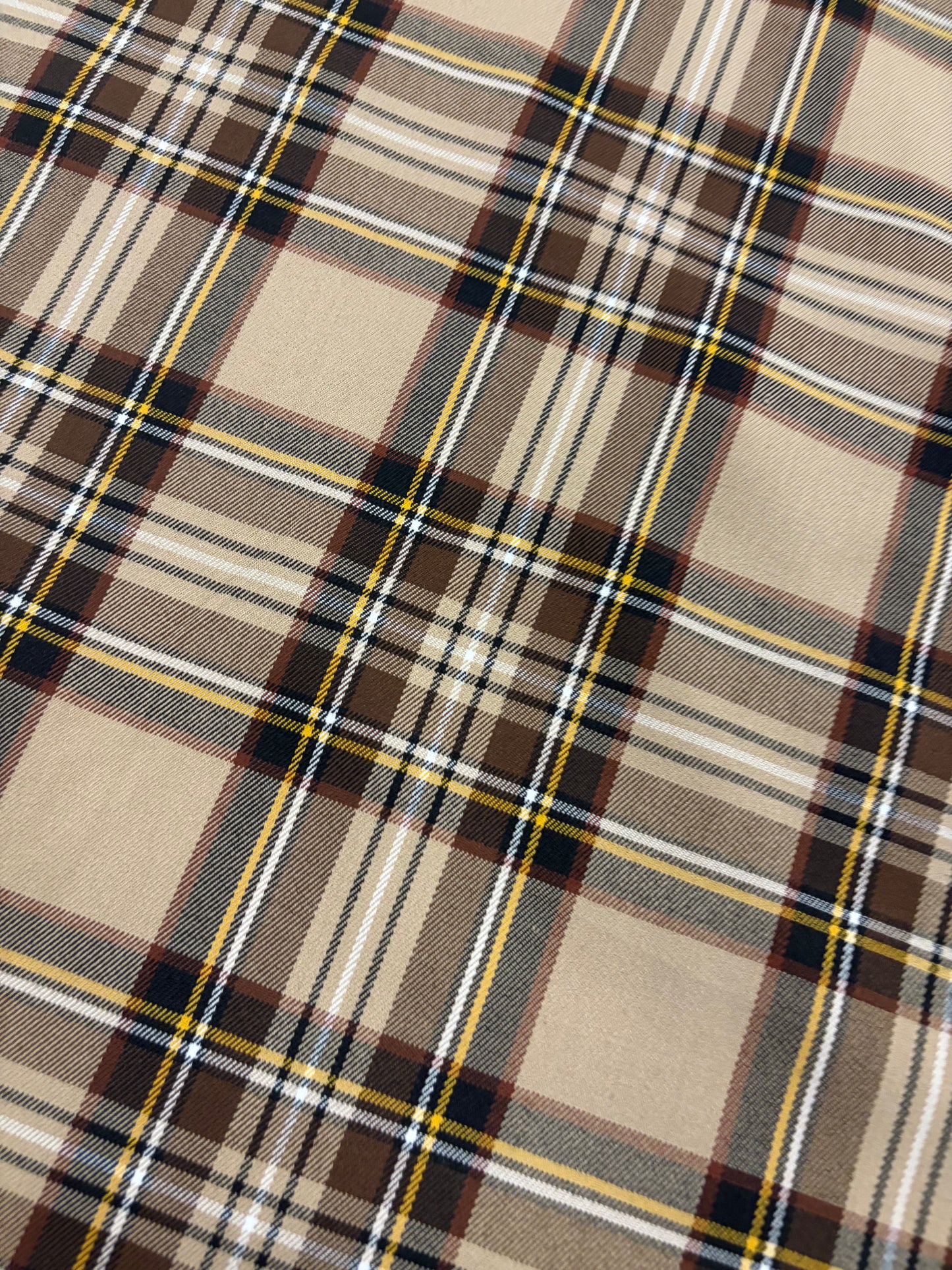 RHINO 008 classical clan checkered stretch fabric