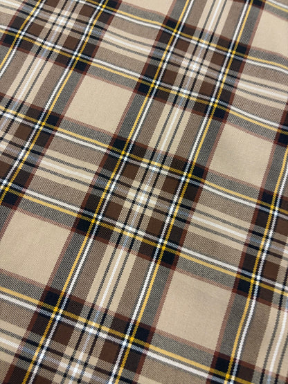 RHINO 008 classical clan checkered stretch fabric
