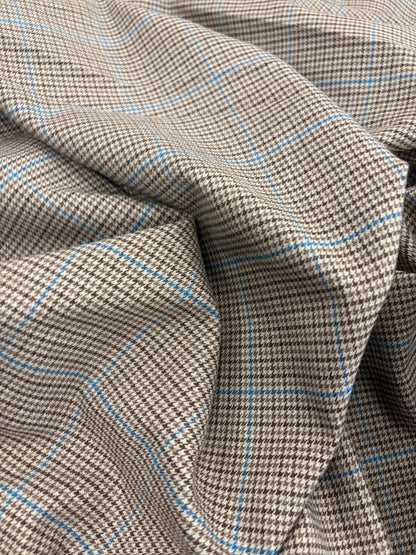 RHINO 009 classical pied de poule checkered stretch fabric