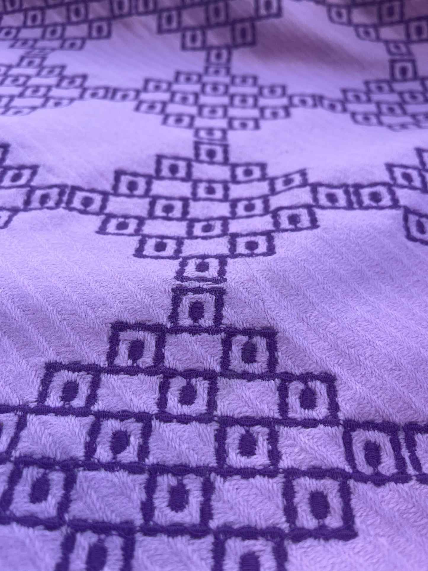 HERA 015 wool jacquard  lilacf/grape