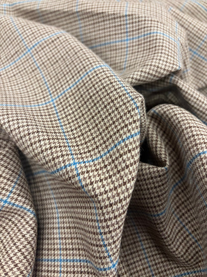 RHINO 009 classical pied de poule checkered stretch fabric