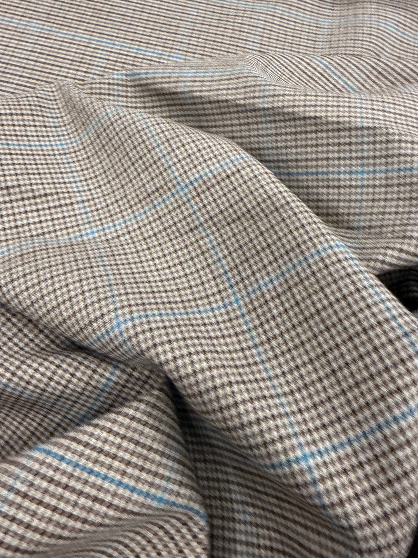 RHINO 009 classical pied de poule checkered stretch fabric