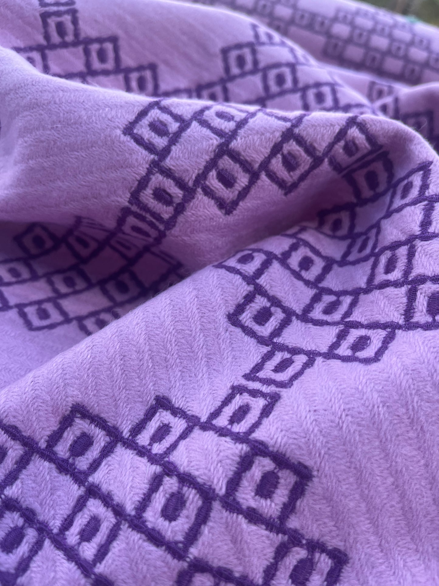 HERA 015 wool jacquard  lilacf/grape