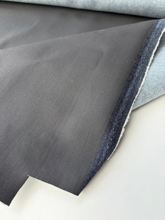 JEANS DROP 007 denim with black coloured coating