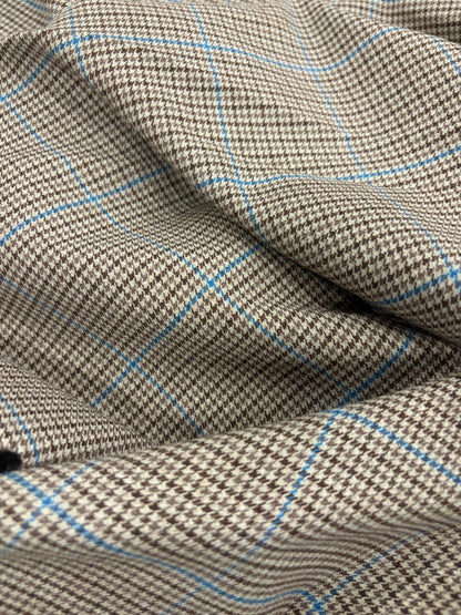 RHINO 009 classical pied de poule checkered stretch fabric