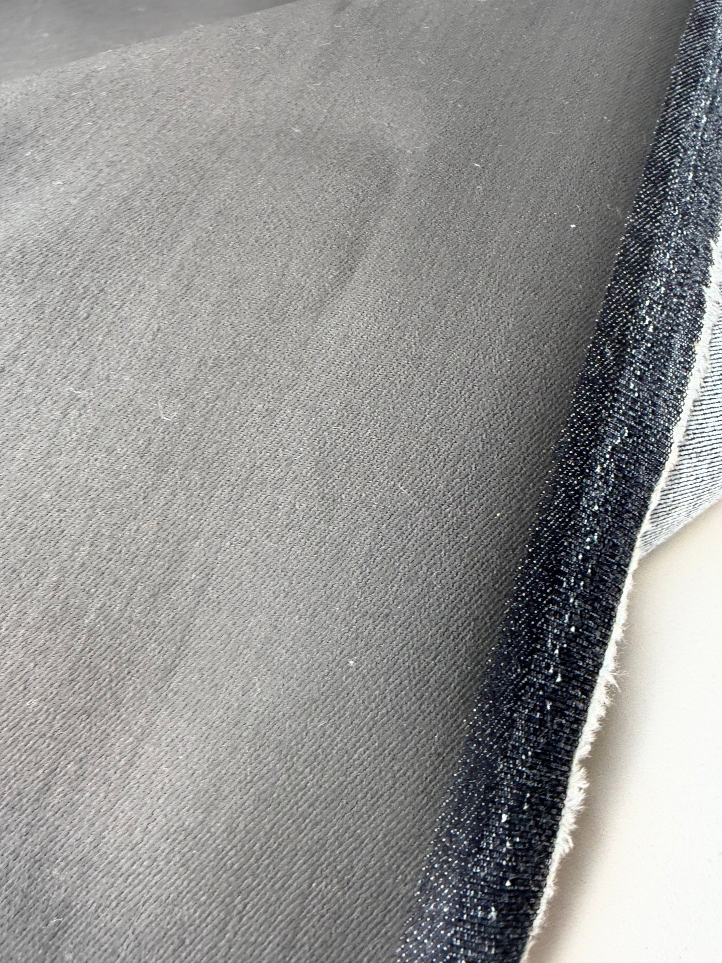 JEANS DROP 007 denim with black coloured coating