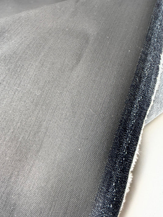 JEANS DROP 007 denim with black coloured coating