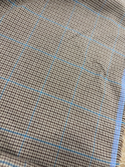 RHINO 009 classical pied de poule checkered stretch fabric