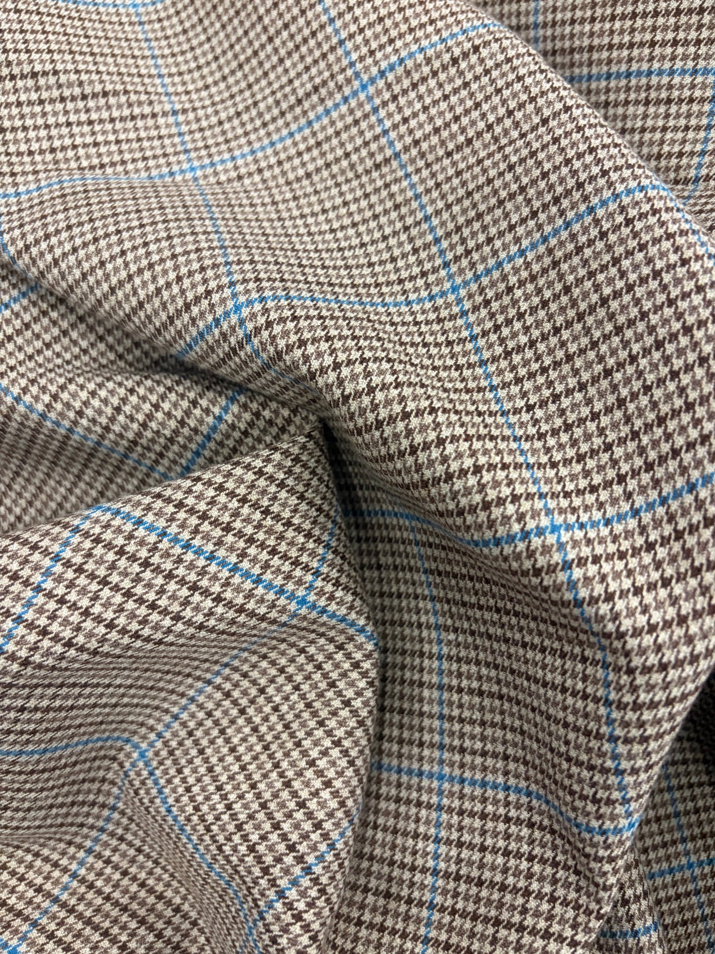 RHINO 009 classical pied de poule checkered stretch fabric