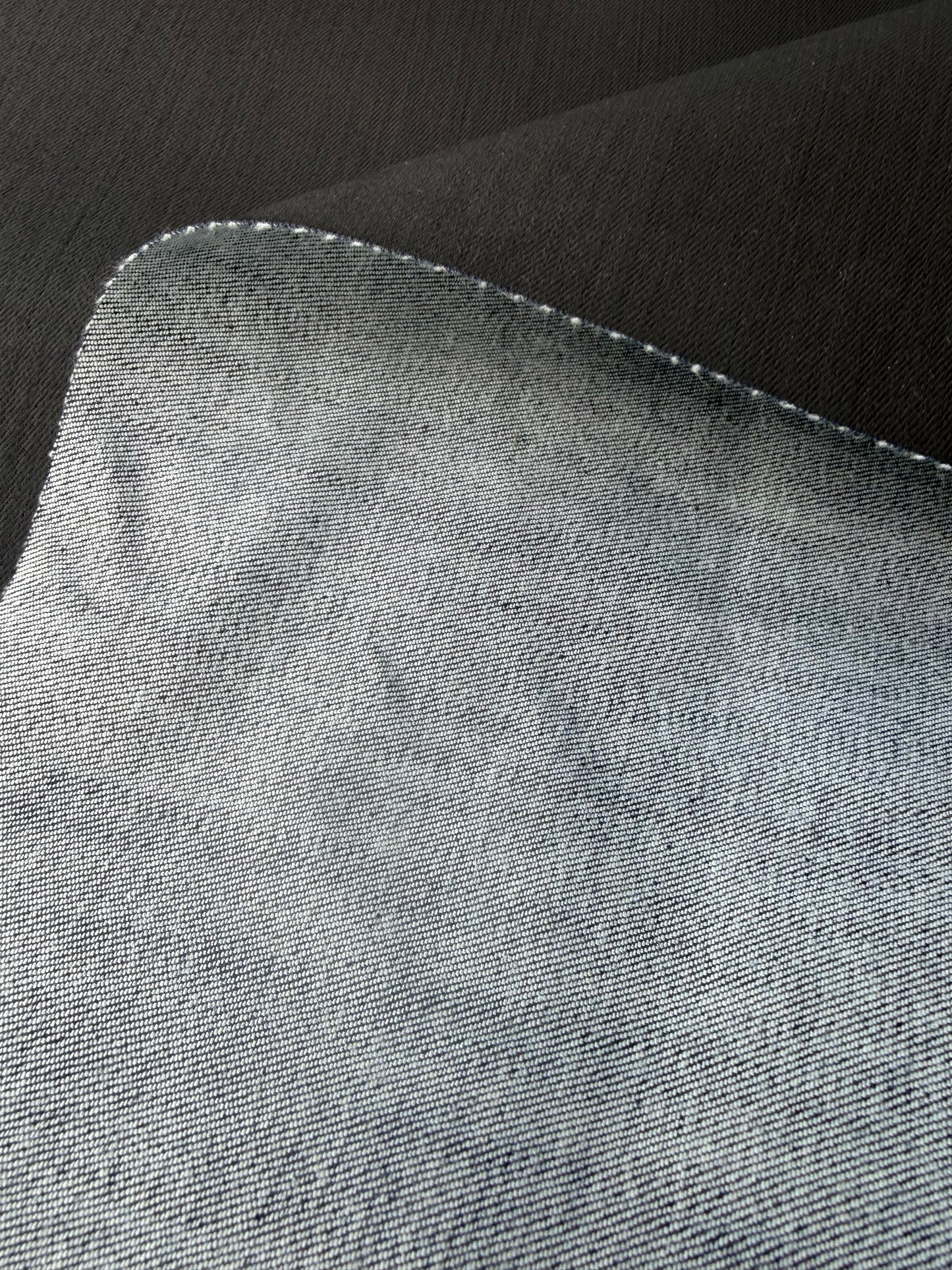 JEANS DROP 007 denim with black coloured coating