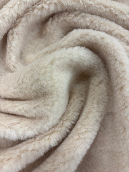 RHINO 010 heavy wool jersey bouclette ecru