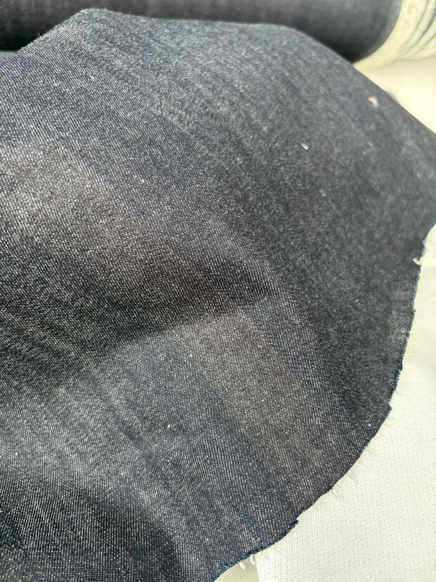 JEANS DROP 008 indigo raw denim "fused"