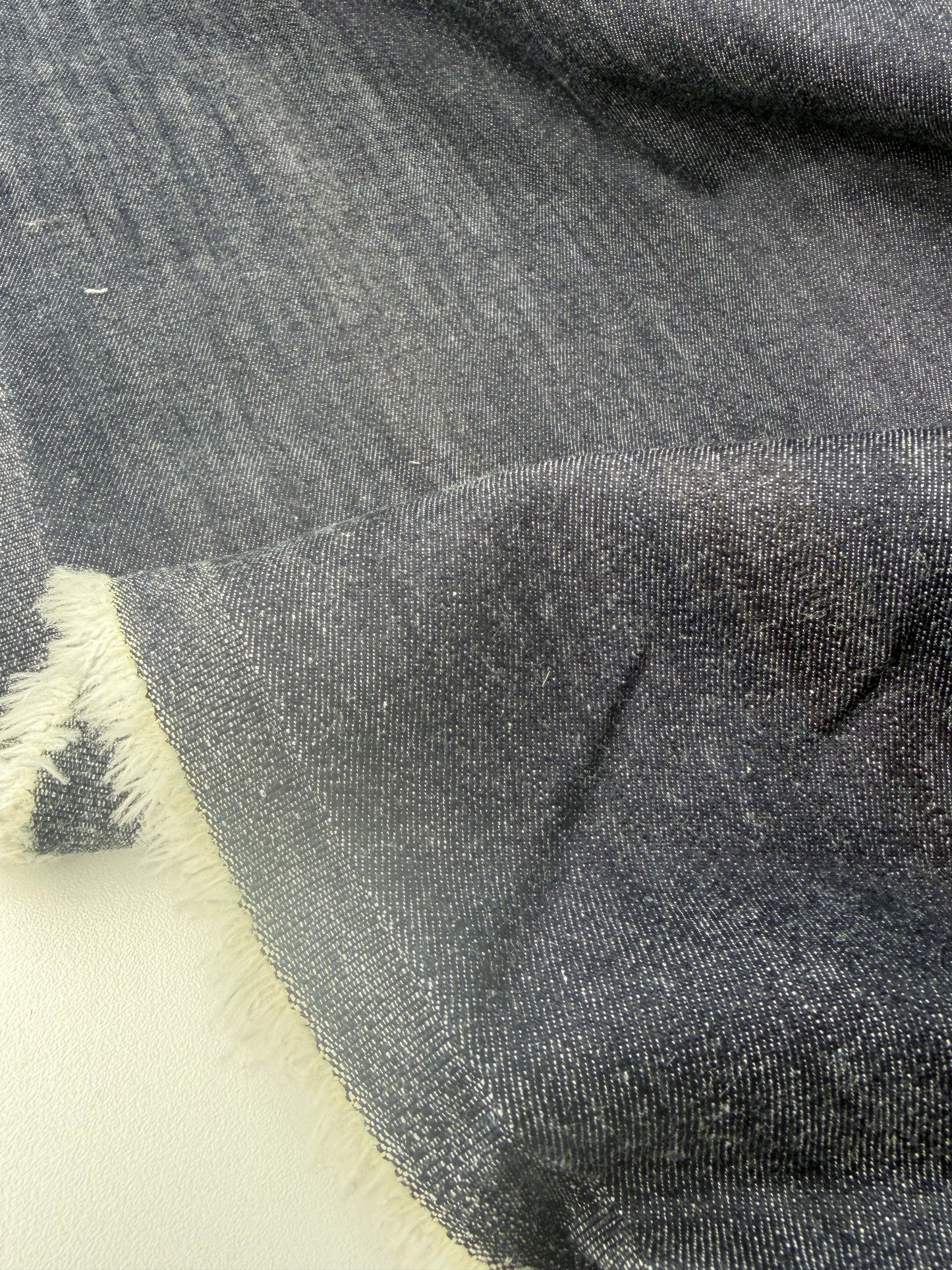 JEANS DROP 008 indigo raw denim "fused"