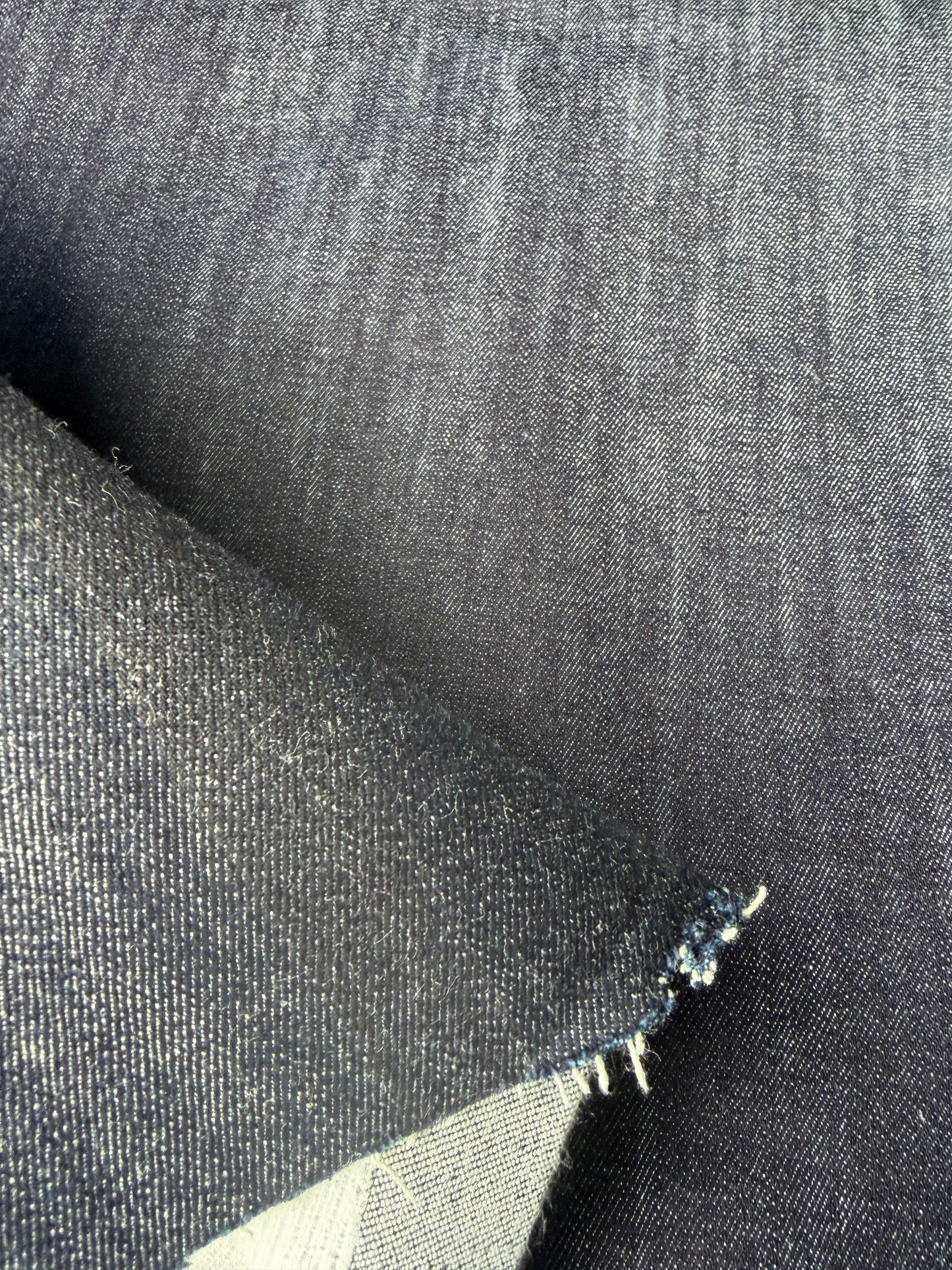 JEANS DROP 008 indigo raw denim "fused"