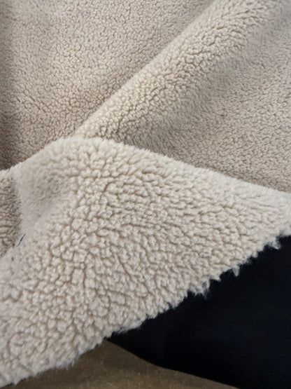 RHINO 011 double face faux leather and faux fur