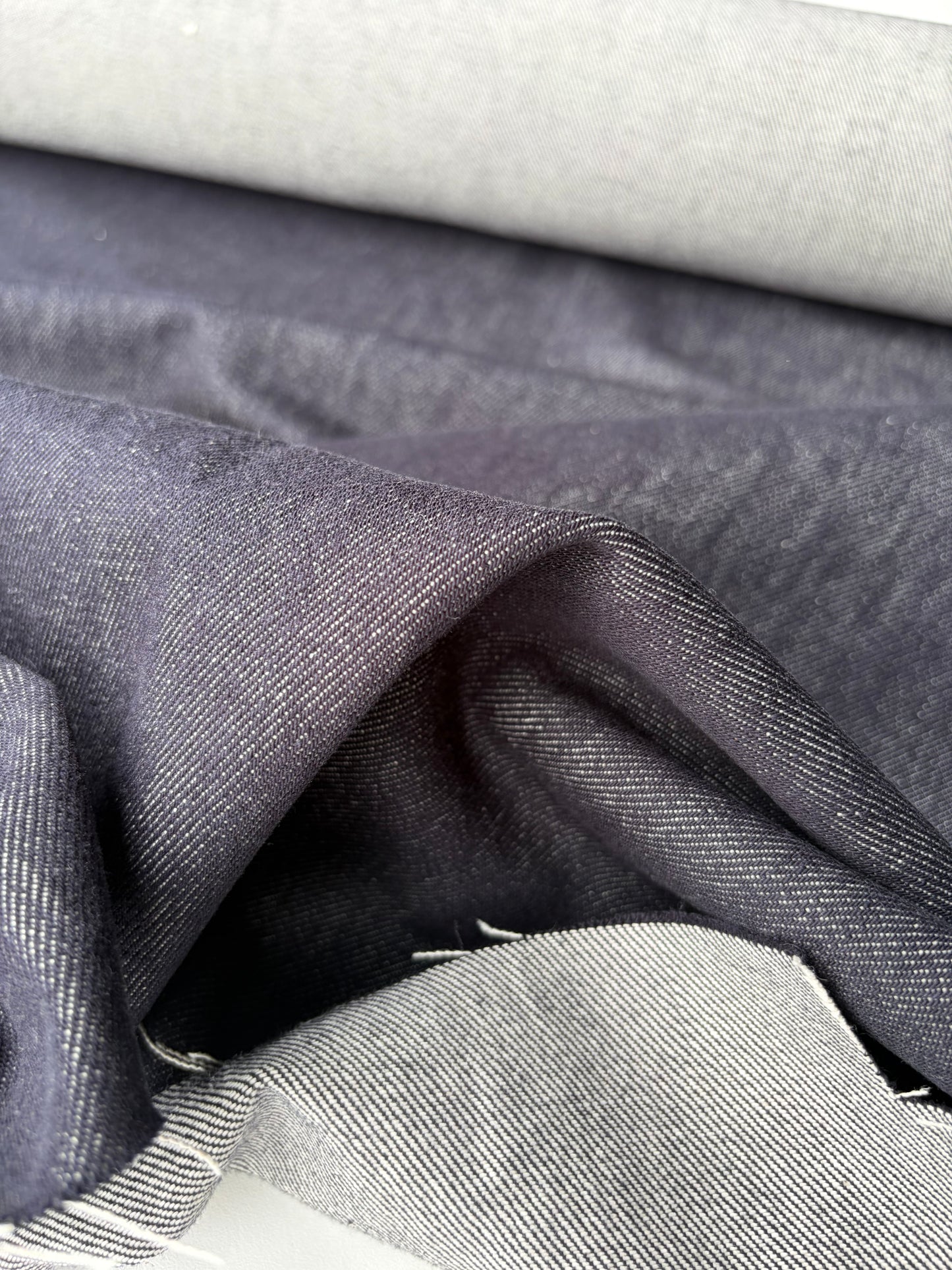 JEANS DROP 009 indigo raw denim, no stretch