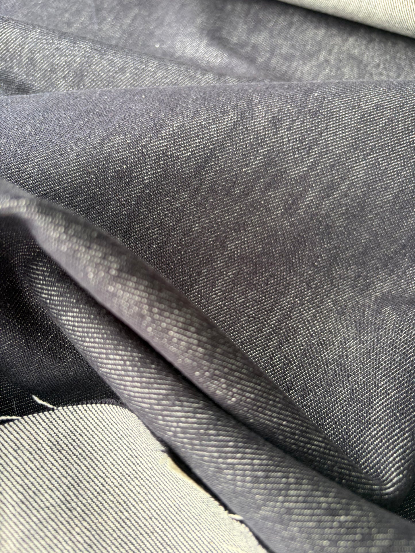 JEANS DROP 009 indigo raw denim, no stretch