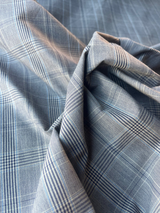 ALAN 006 colourwoven cotton Prince of Walescheck