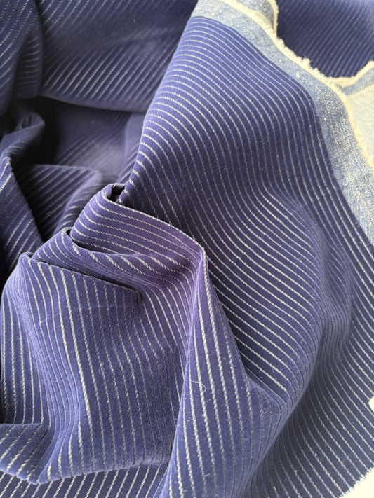 JEANS DROP 010 Indigo velvet denim