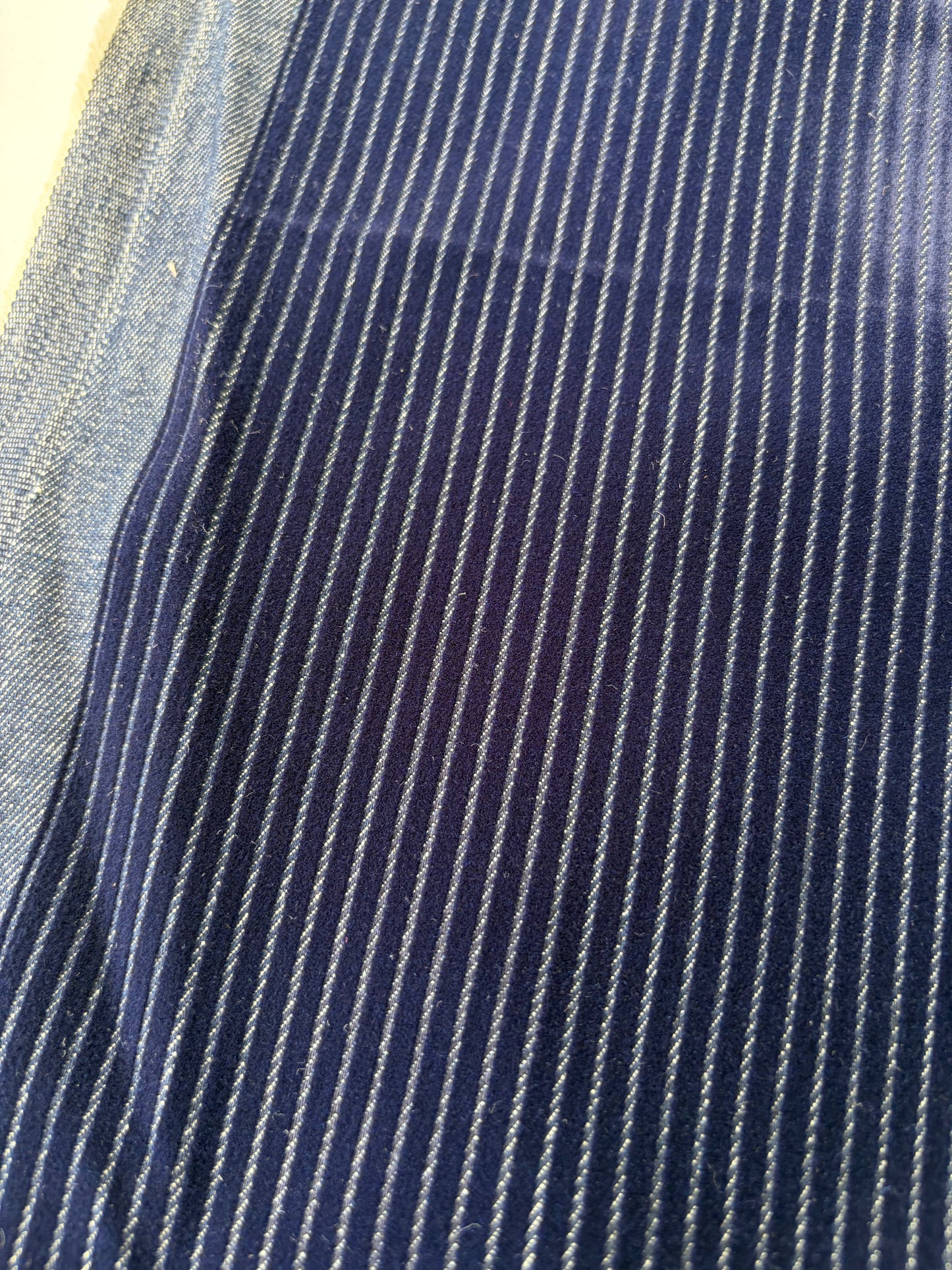 JEANS DROP 010 Indigo velvet denim