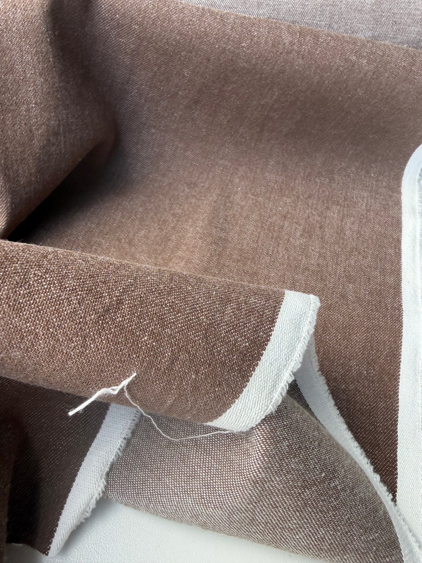 JEANS DROP 011 tabac coloured raw denim