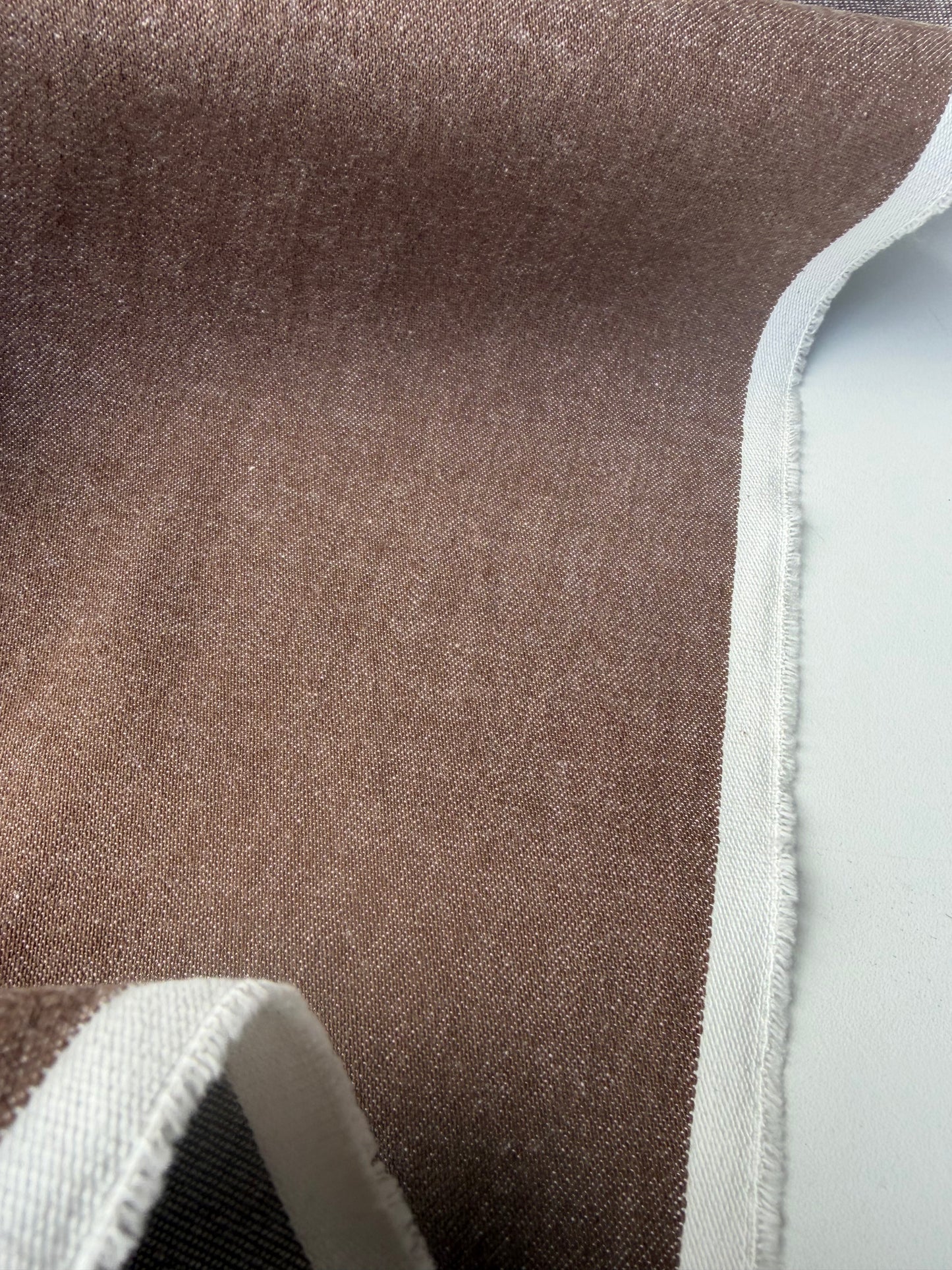 JEANS DROP 011 tabac coloured raw denim