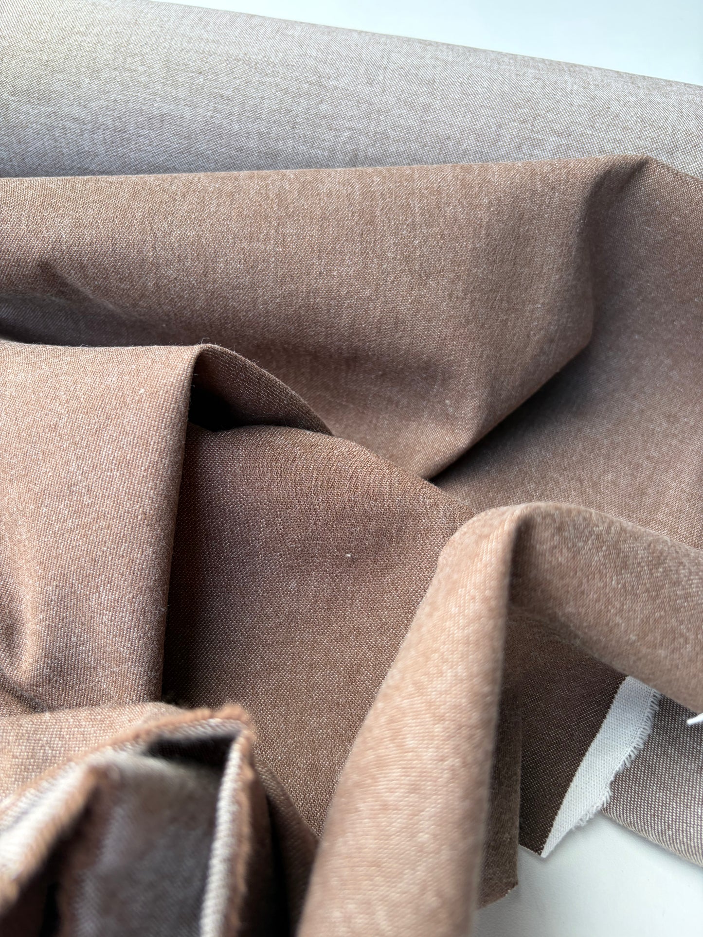 JEANS DROP 011 tabac coloured raw denim