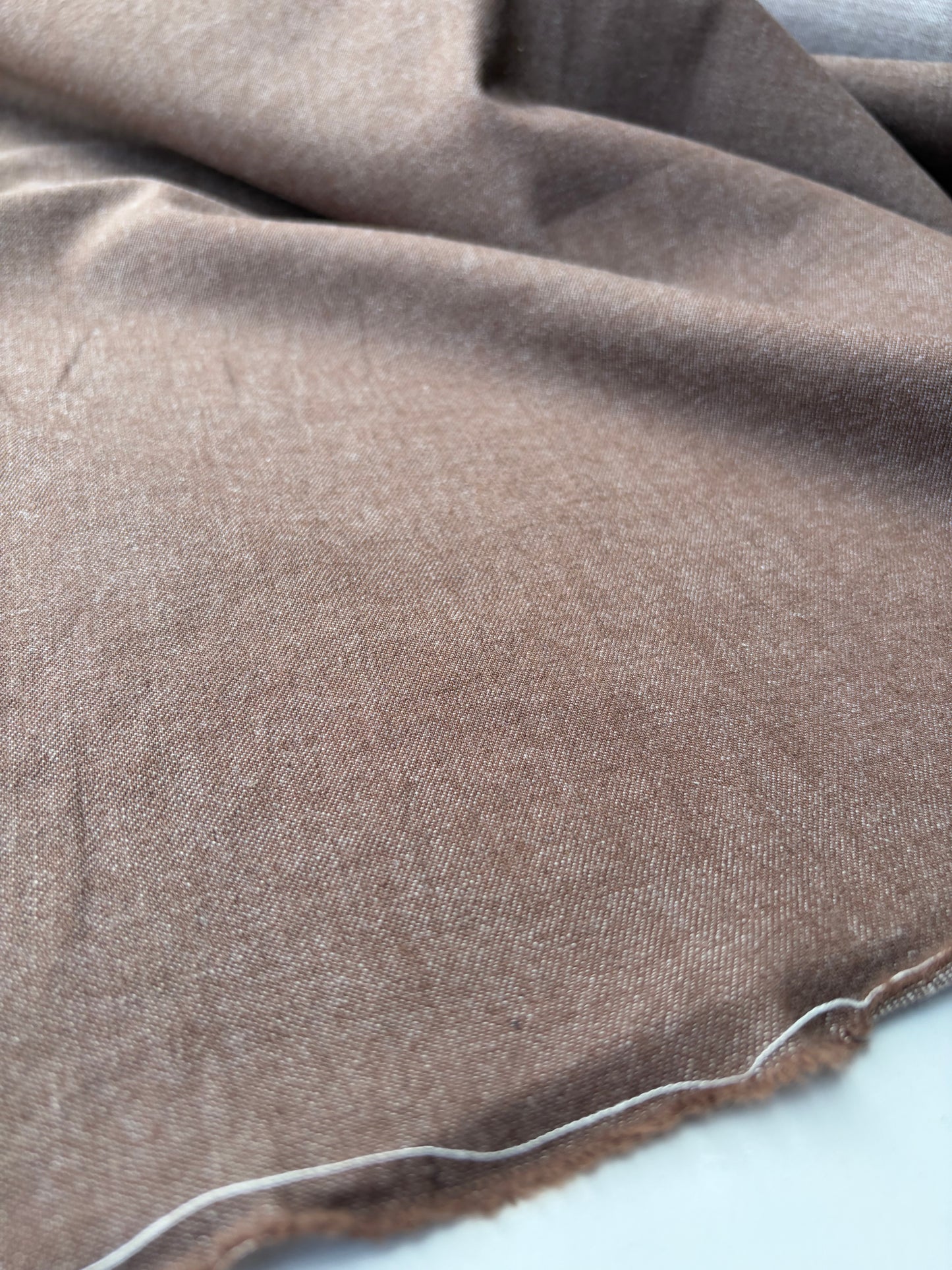 JEANS DROP 011 tabac coloured raw denim