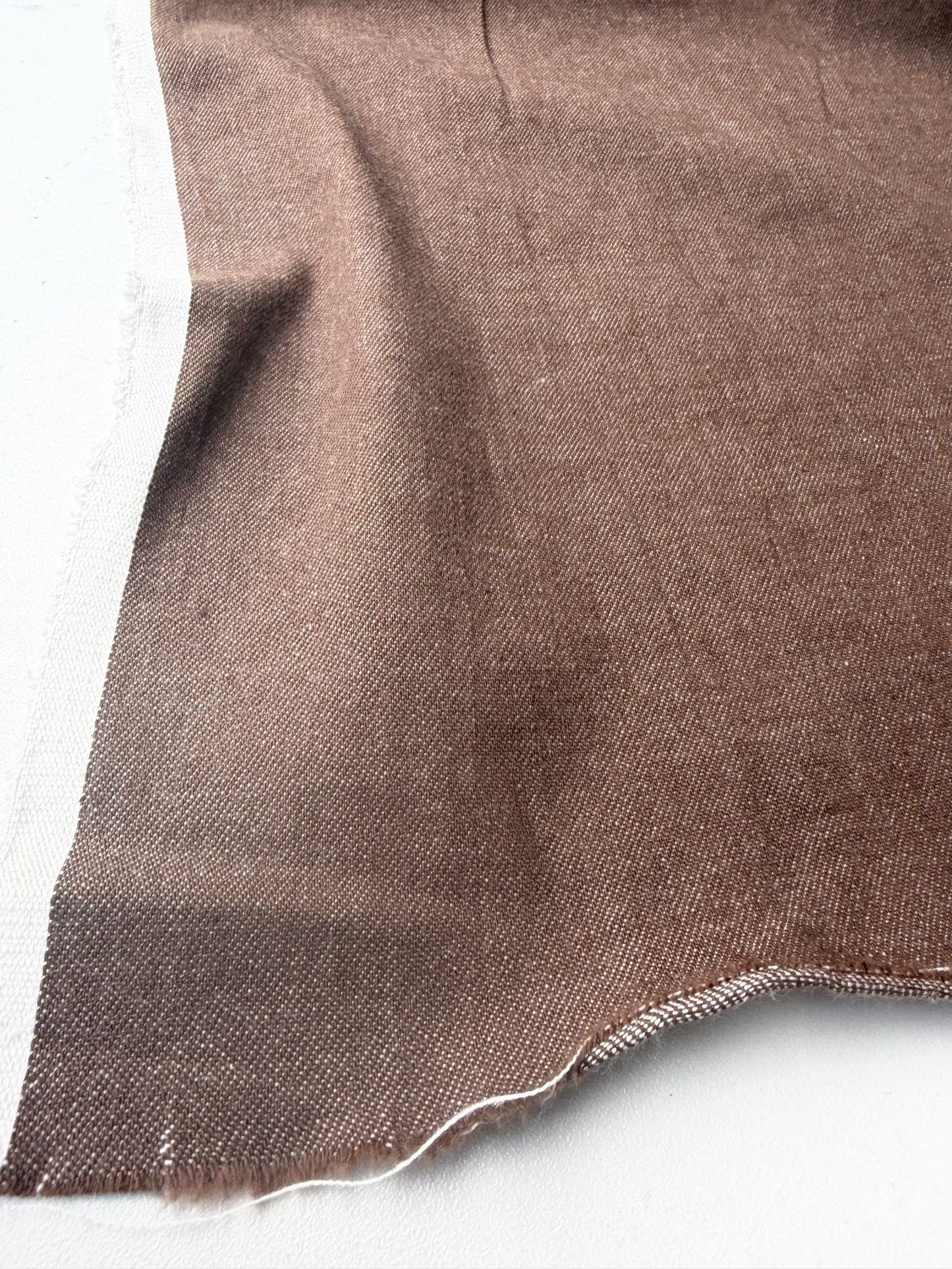 JEANS DROP 011 tabac coloured raw denim