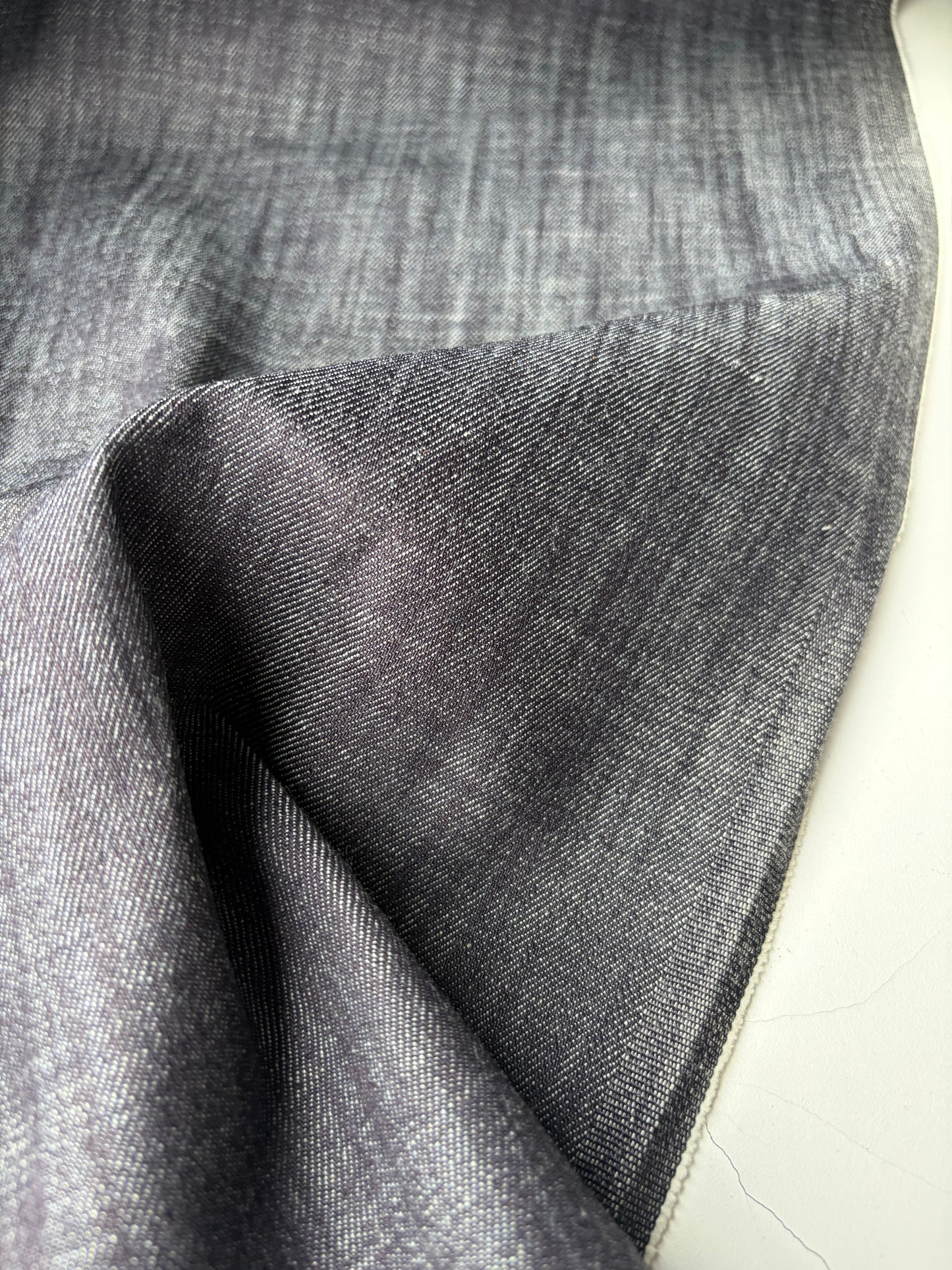 JEANS DROP 013 indigo raw denim stretch