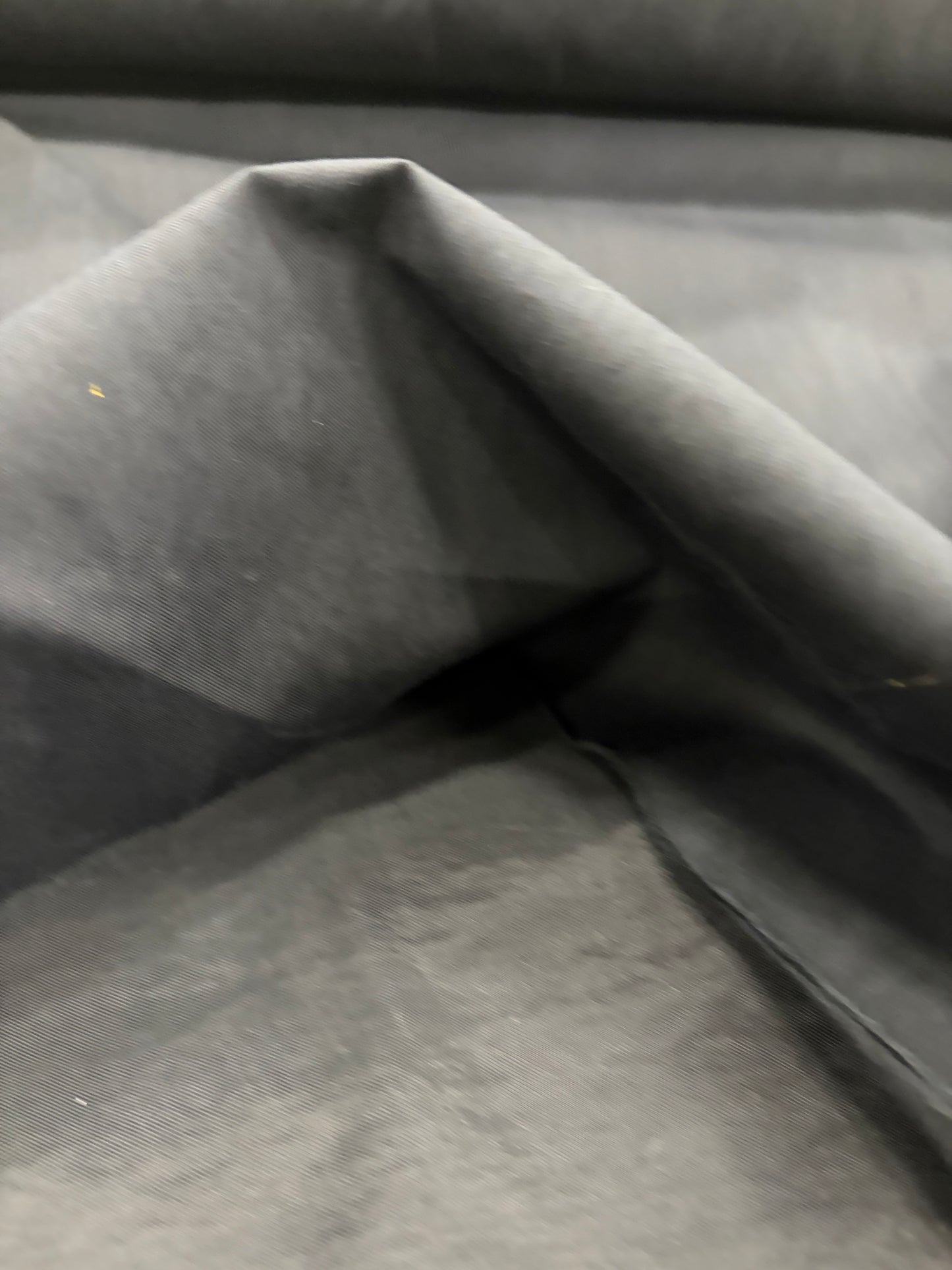 RHINO 017  heavy parachute fabric black