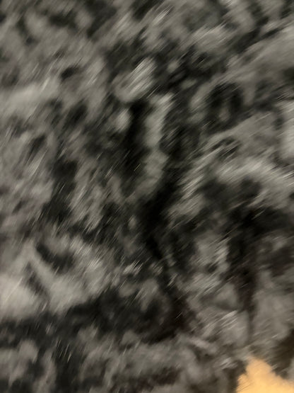 RHINO 018 fake fur black