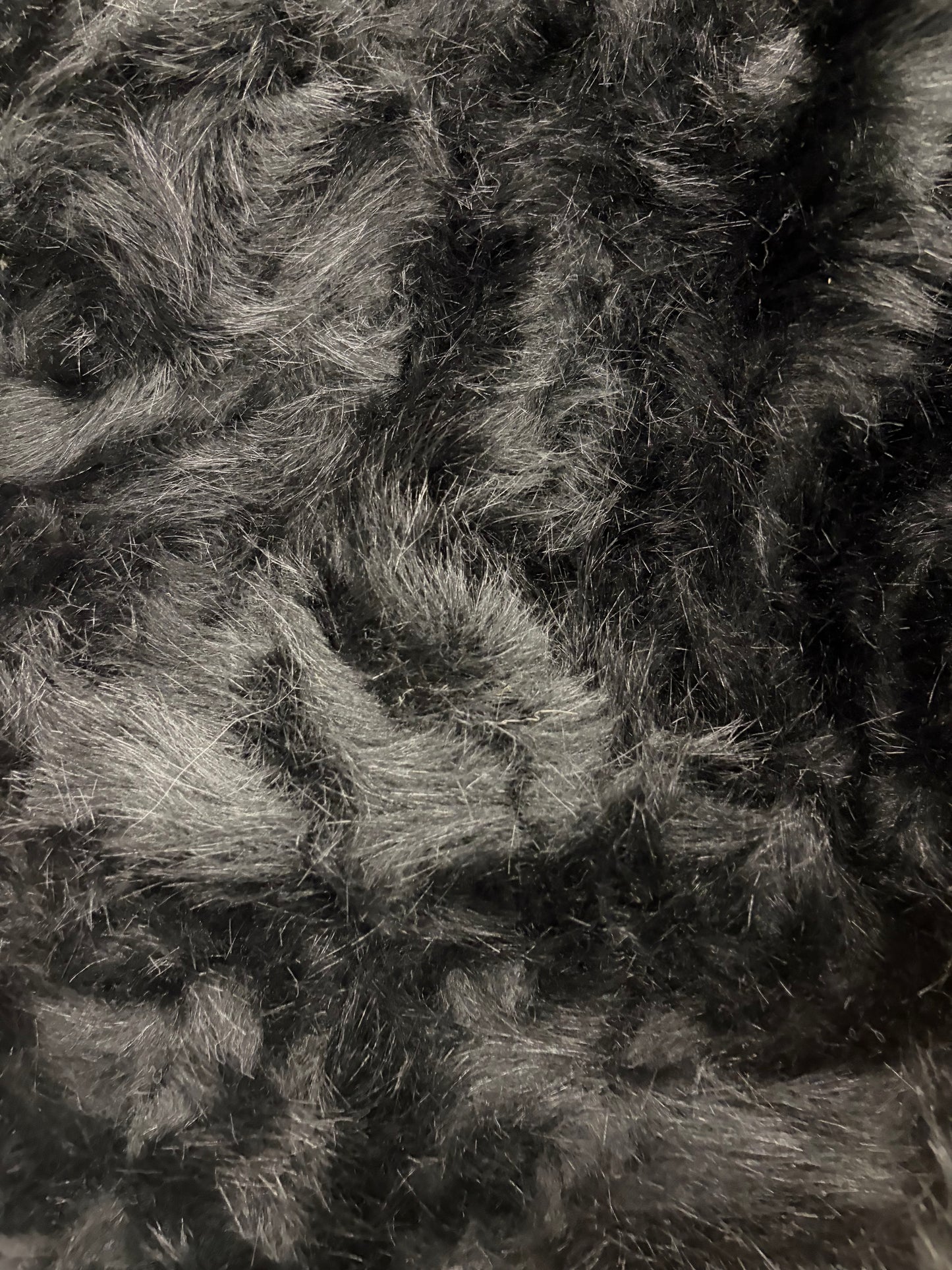 RHINO 018 fake fur black