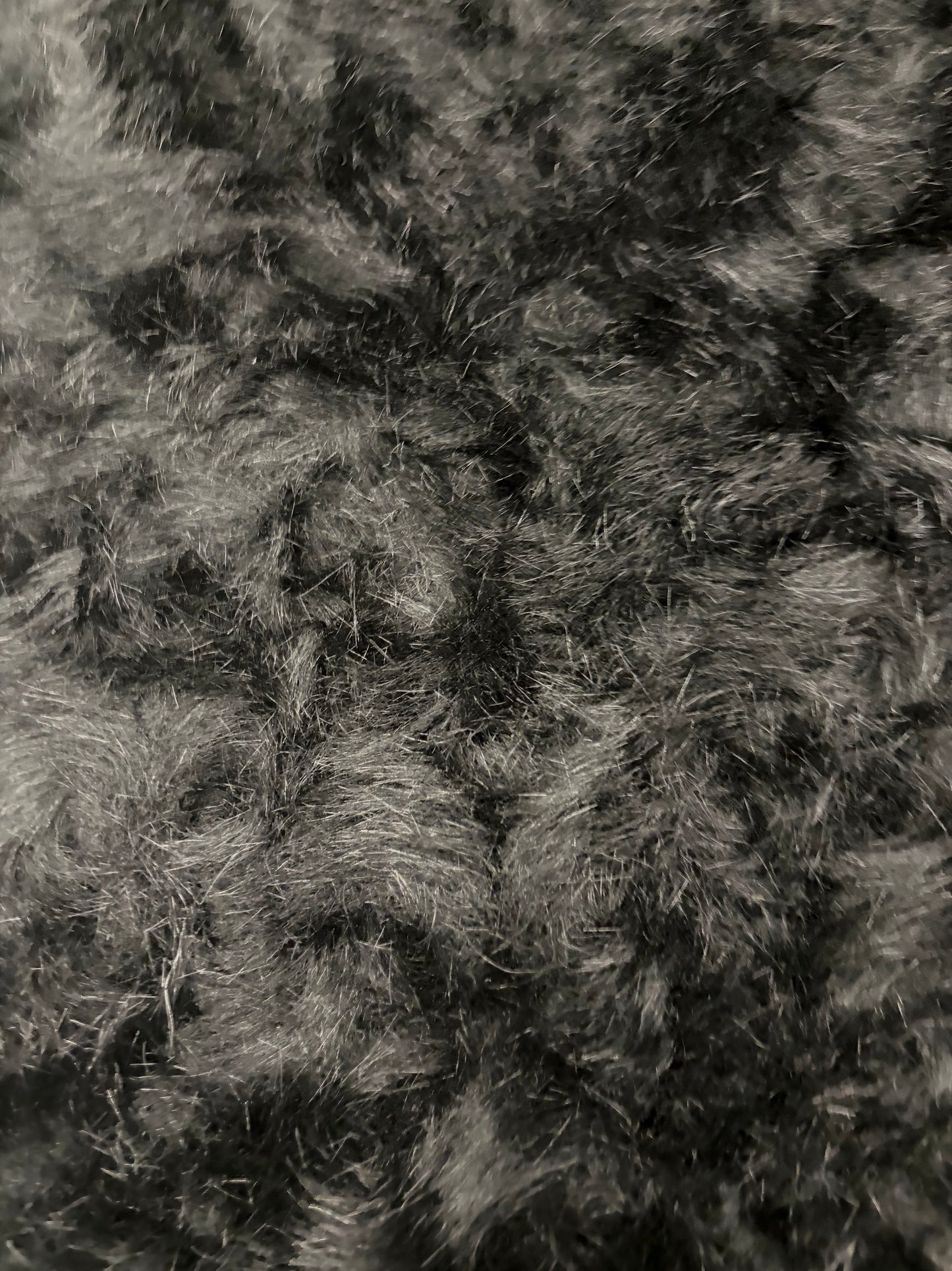 RHINO 018 fake fur black