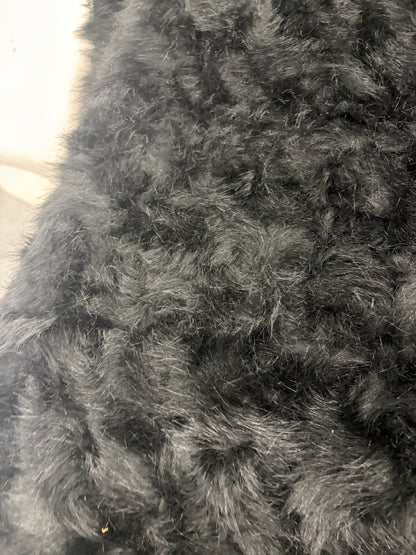 RHINO 018 fake fur black